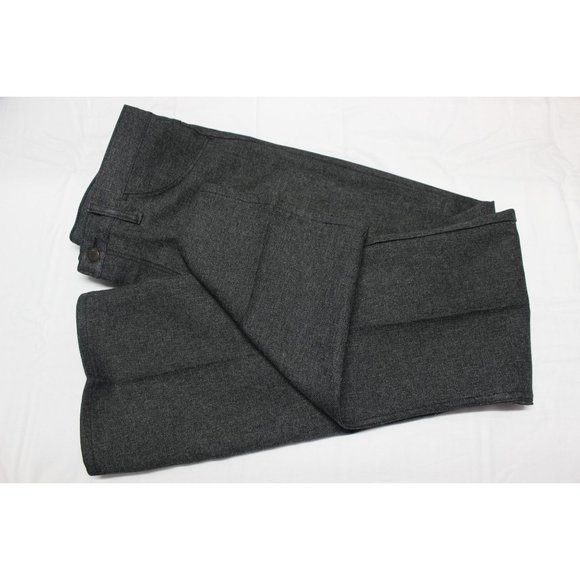 Wrangler men's vintage heather black‎ stretch twill straight leg dress jeans - Picture 5 of 11